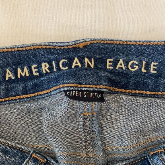 American Eagle Size 00 Hi Rise Jegging Crop Jeans - Picture 8 of 8
